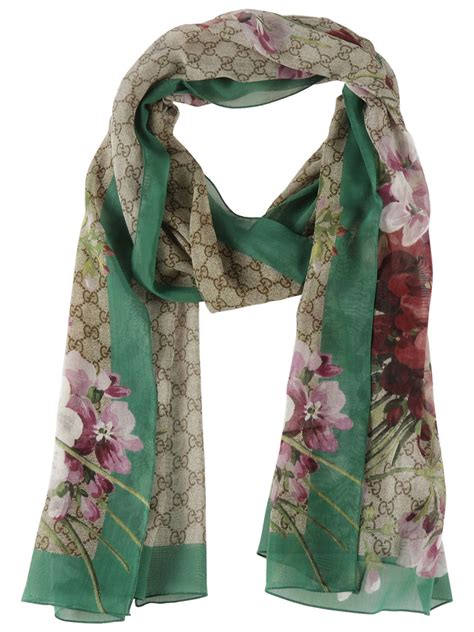 green gucci scarf amazon|Gucci silk neck scarf.